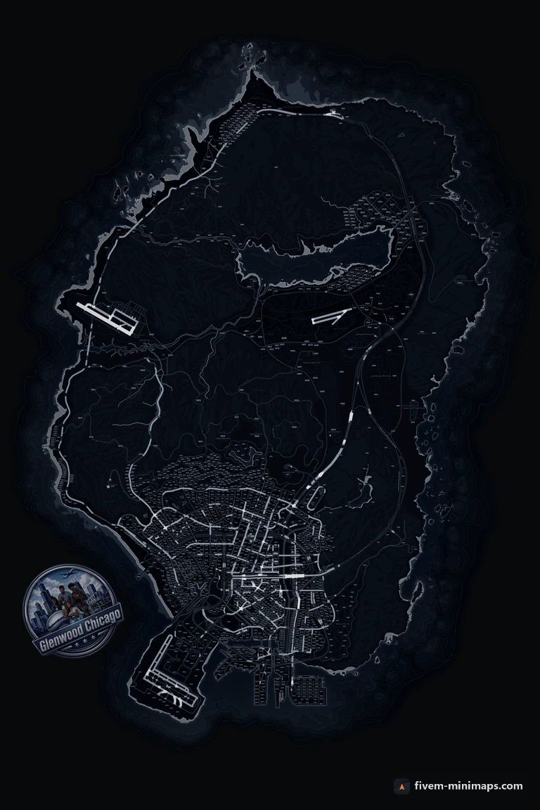 My server map — a branded minimap for FiveM bought from us