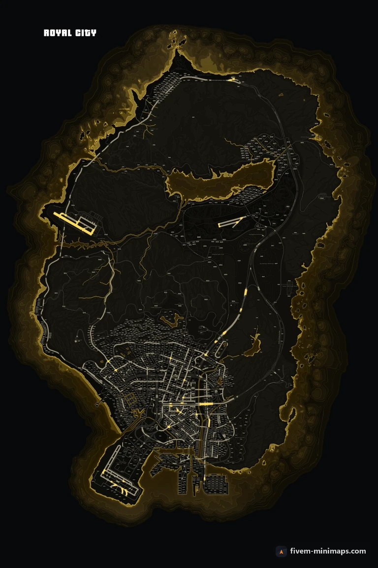 My server map — a branded minimap for FiveM bought from us