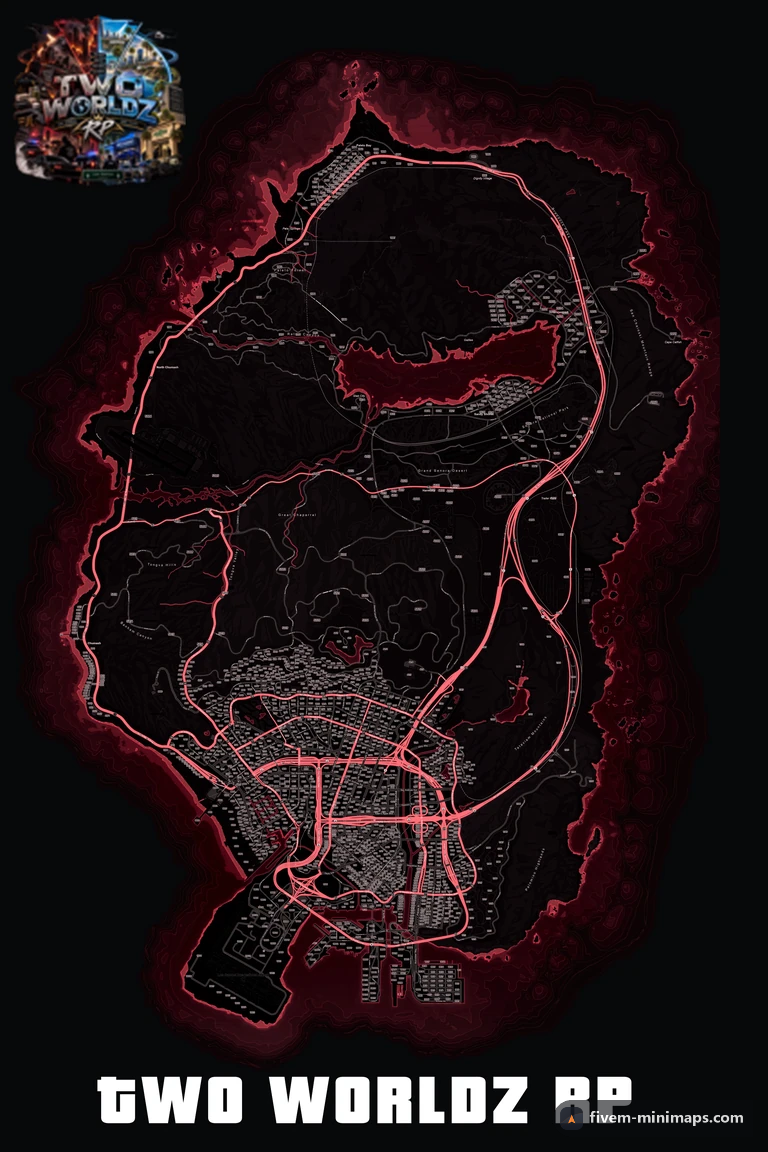 My server map — a branded minimap for FiveM bought from us