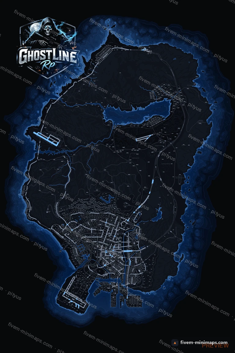My server map — a branded minimap for FiveM bought from us