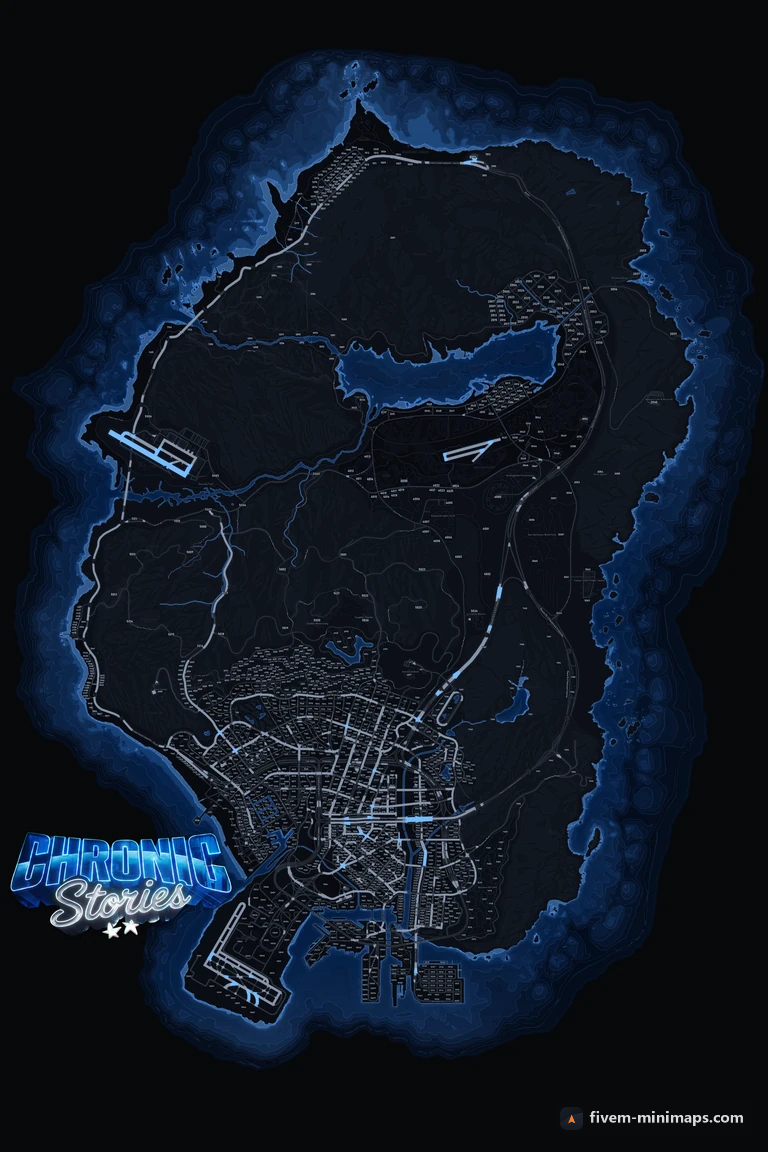 My server map — a branded minimap for FiveM bought from us
