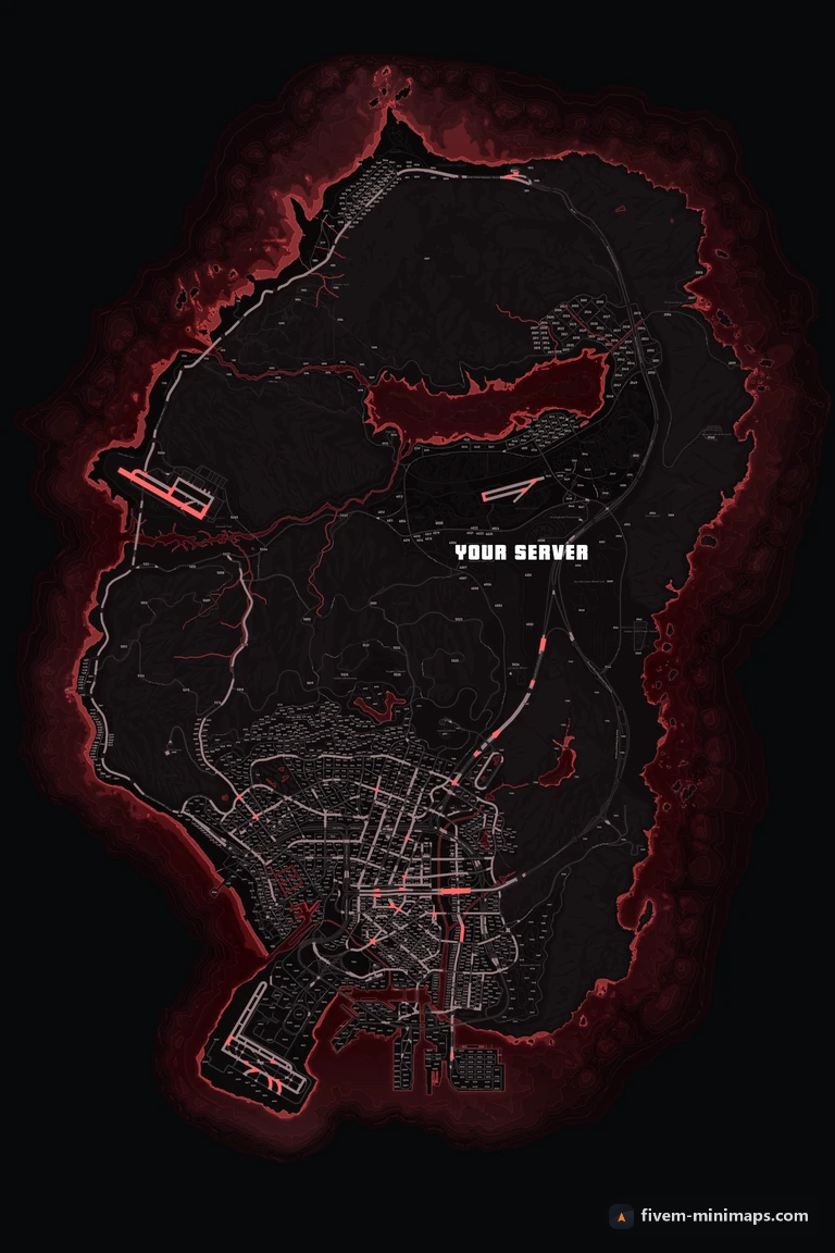 My server map — a branded minimap for FiveM bought from us