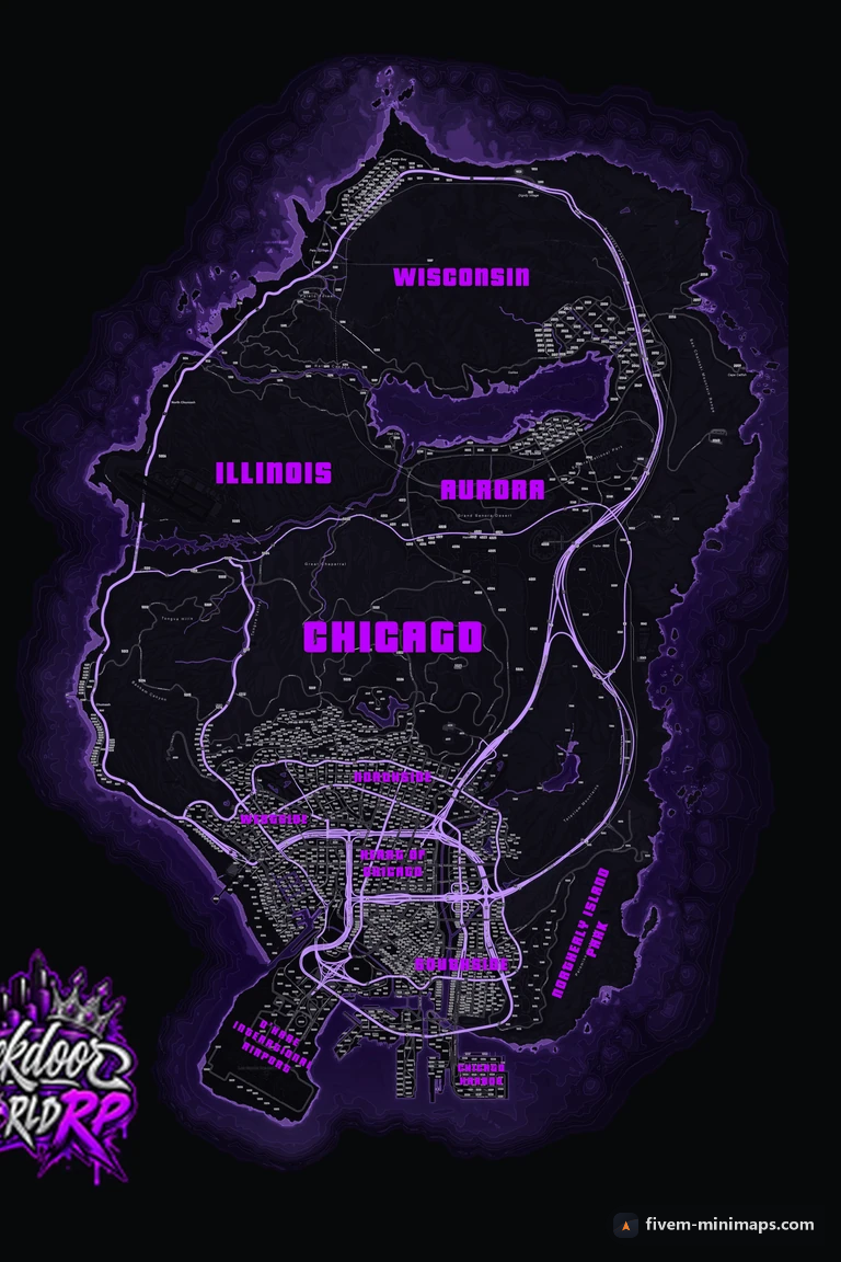 My server map — a branded minimap for FiveM bought from us