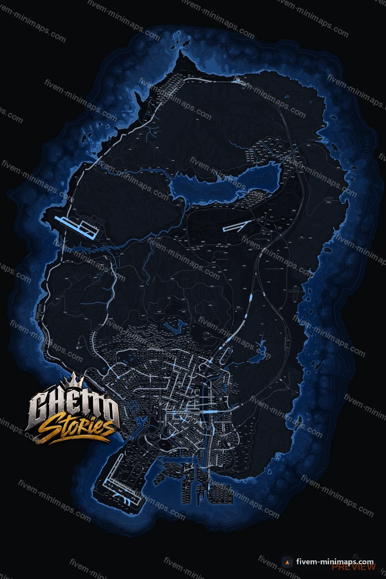 My server map — a branded minimap for FiveM bought from us
