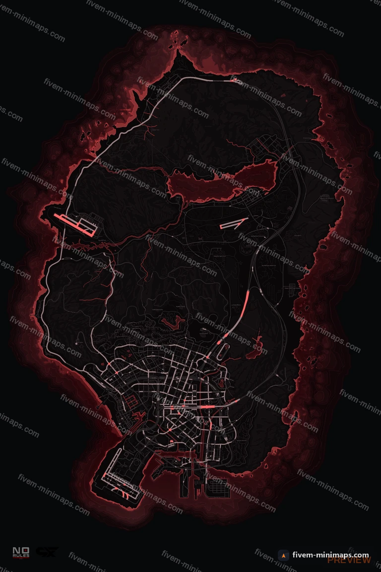 My server map — a branded minimap for FiveM bought from us