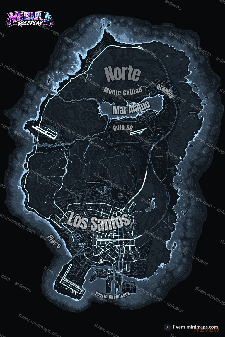 My server map — a branded minimap for FiveM bought from us