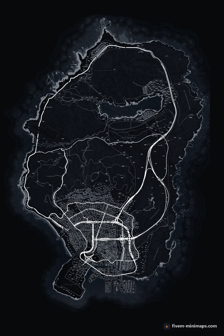 My server map — a branded minimap for FiveM bought from us