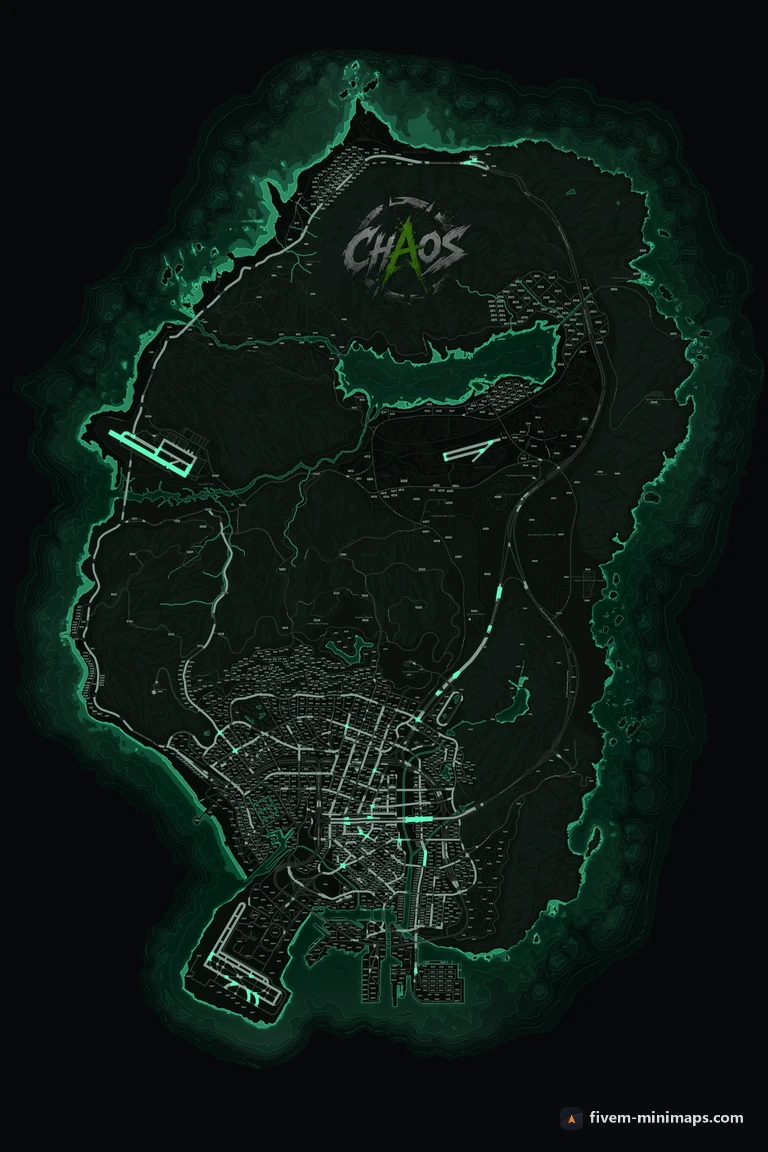 My server map — a branded minimap for FiveM bought from us