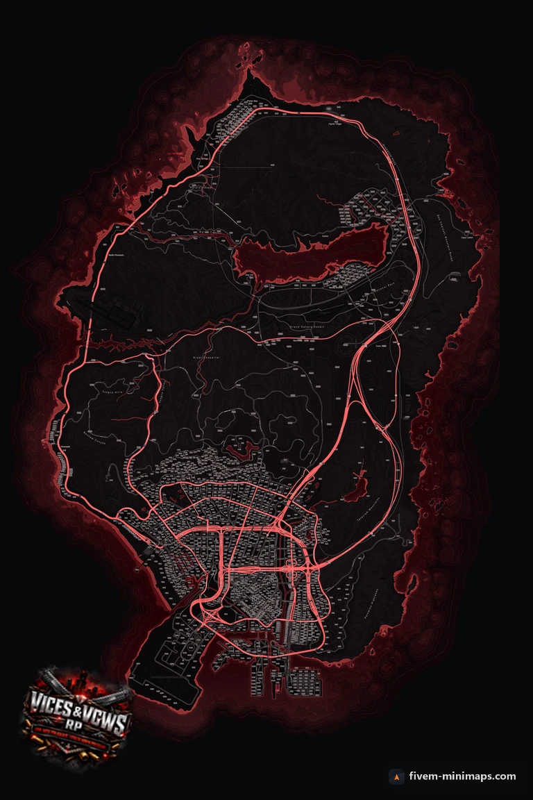 My server map — a branded minimap for FiveM bought from us