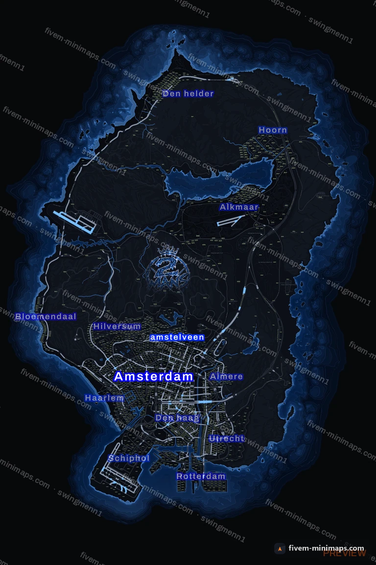 My server map — a branded minimap for FiveM bought from us