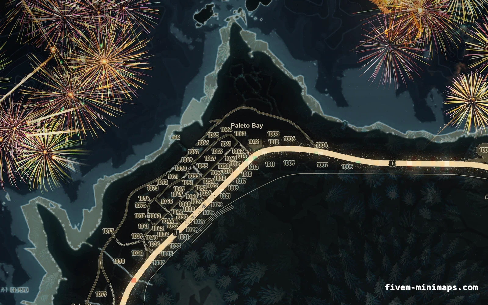 Christmas Black Christmas minimap for FiveM, paleto bay
