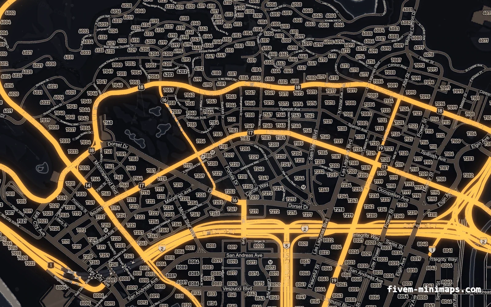 Halloween Black Halloween minimap for FiveM, los santos