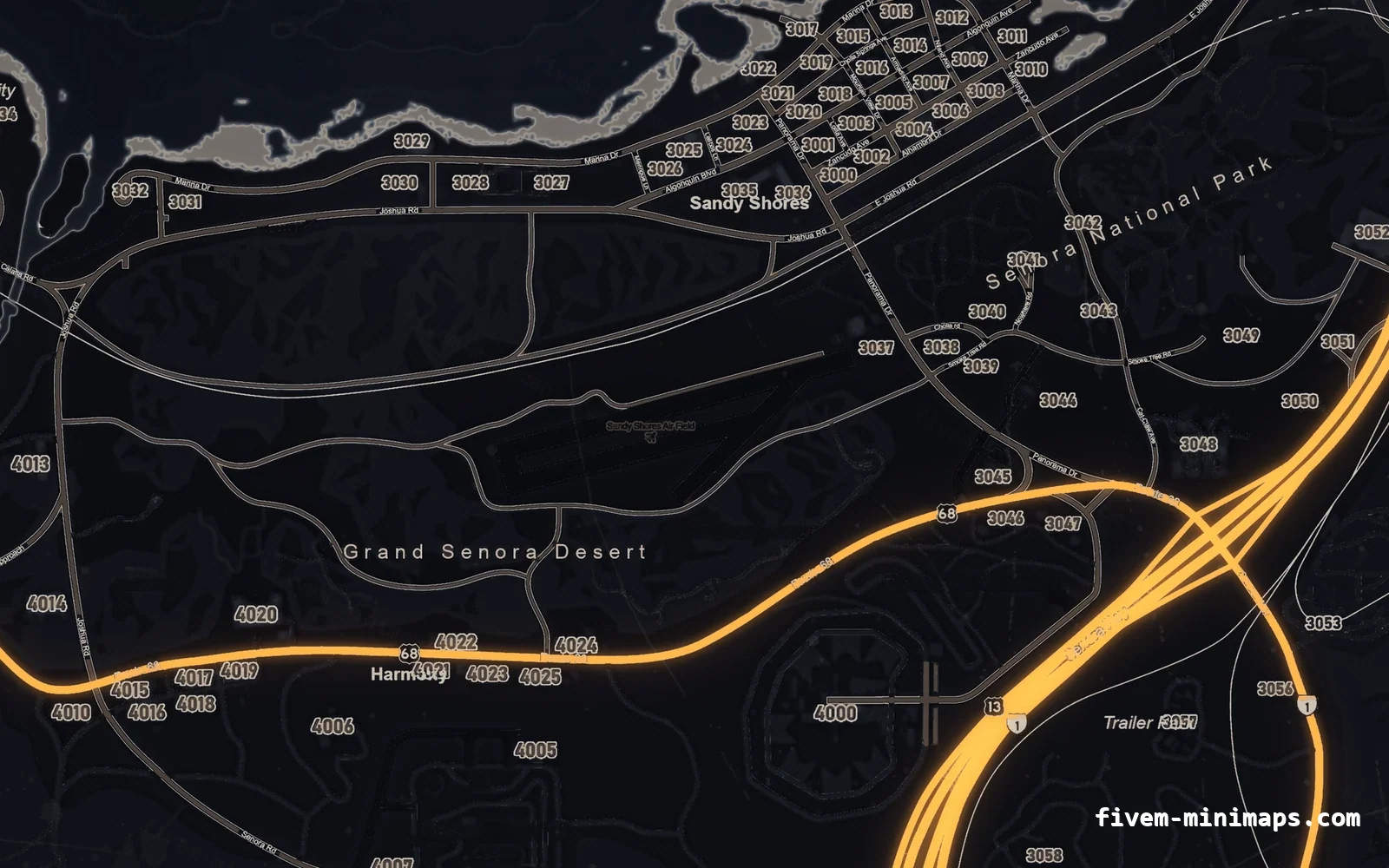Halloween Black Halloween minimap for FiveM, sandy shores