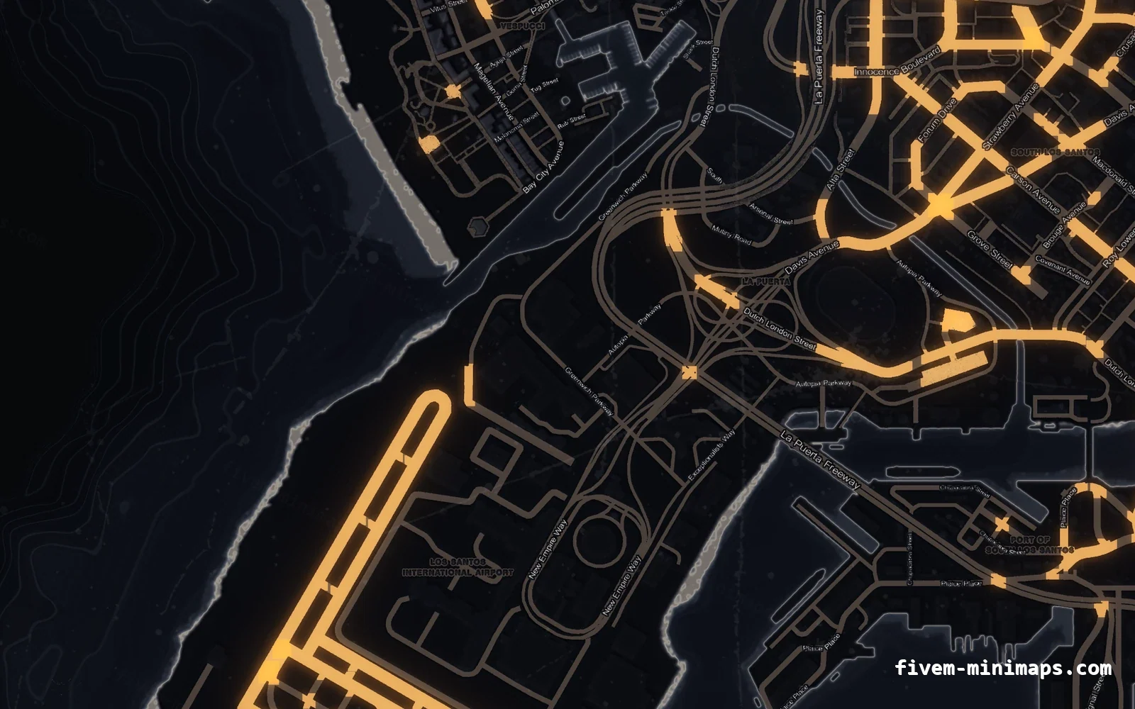 Halloween Black Halloween minimap for FiveM, the harbour