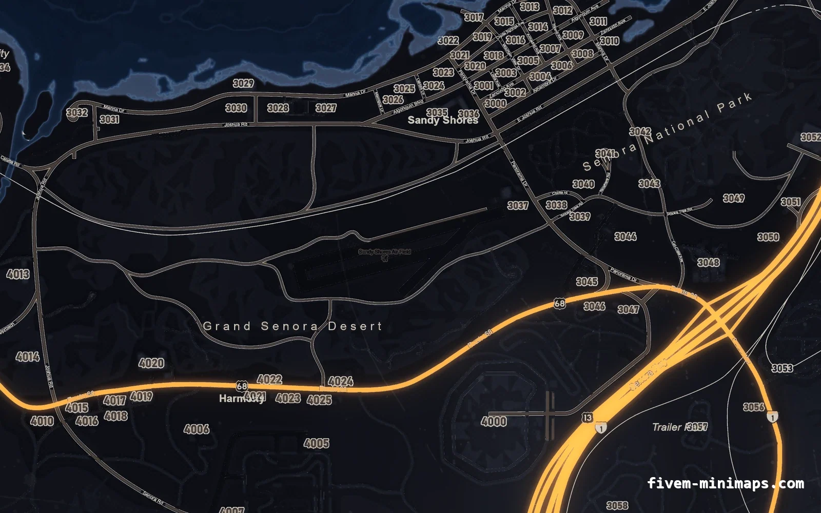 Halloween Blue Halloween minimap for FiveM, sandy shores