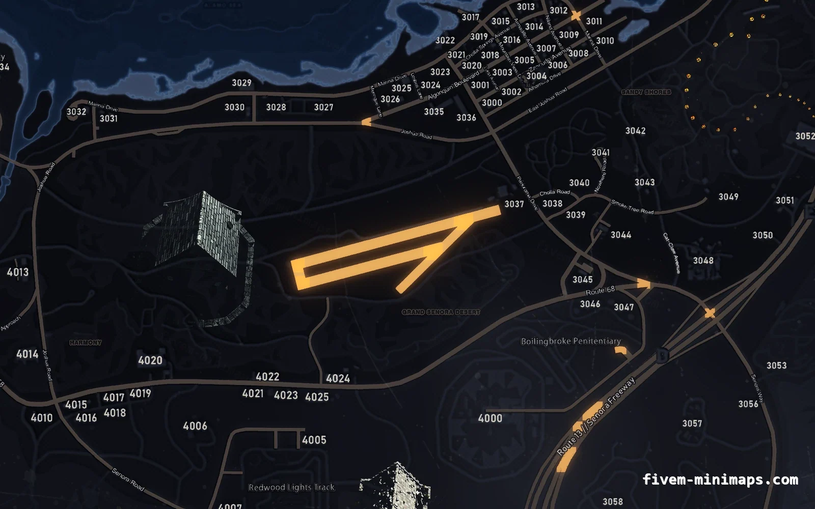 Halloween Blue Halloween minimap for FiveM, sandy shores