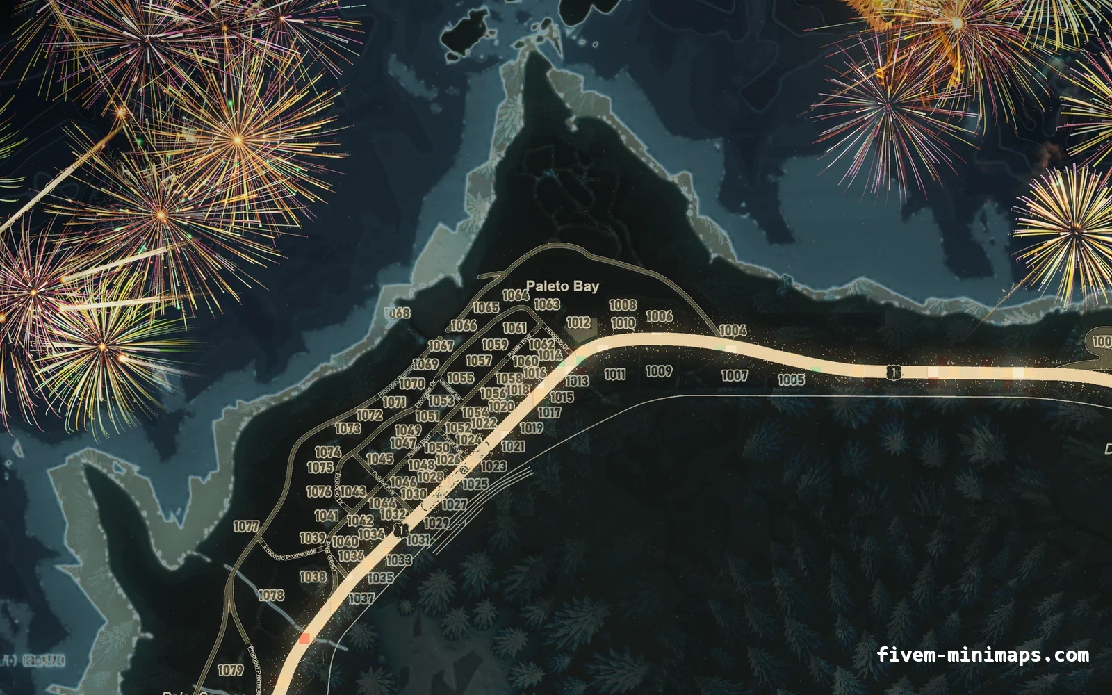 Christmas Gray Christmas minimap for FiveM, paleto bay