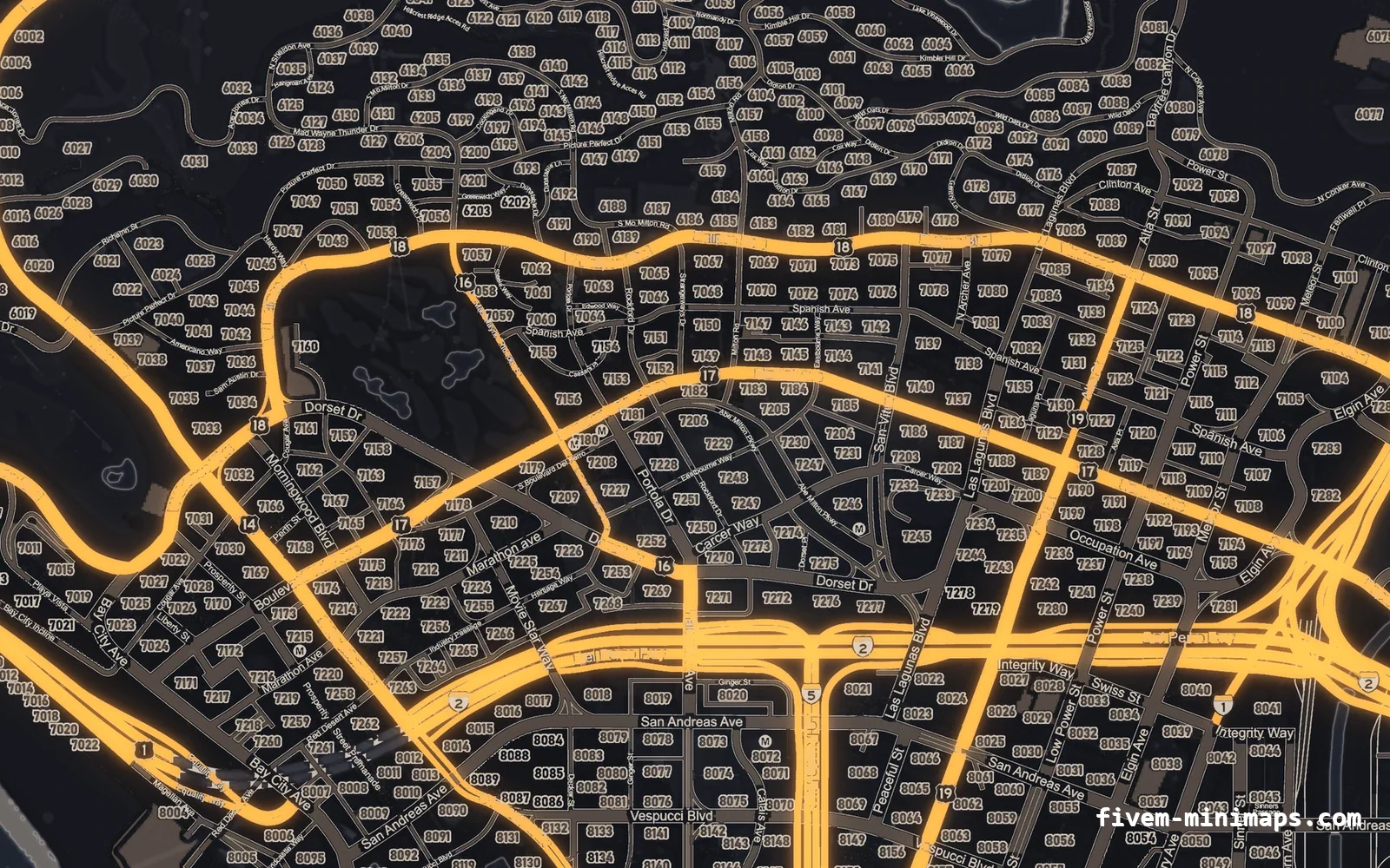 Halloween Gray Halloween minimap for FiveM, los santos