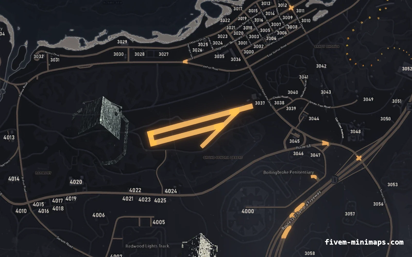 Halloween Gray Halloween minimap for FiveM, sandy shores