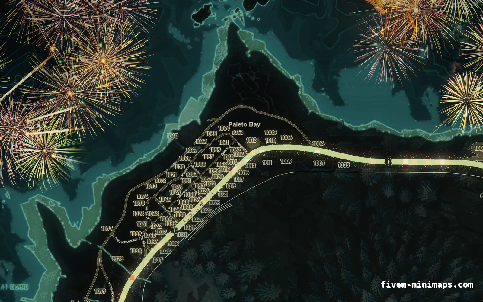 Christmas Green Christmas minimap for FiveM, paleto bay