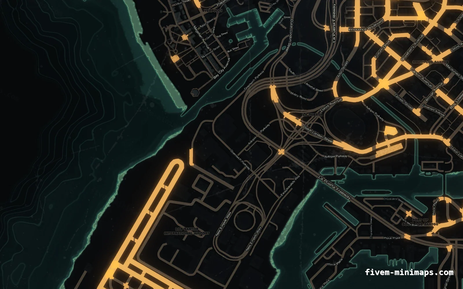 Halloween Green Halloween minimap — The harbour Halloween Green Halloween minimap for FiveM, the harbour