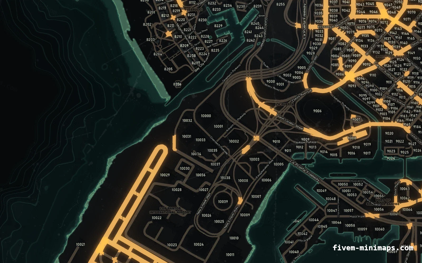 Halloween Green Halloween minimap for FiveM, the harbour