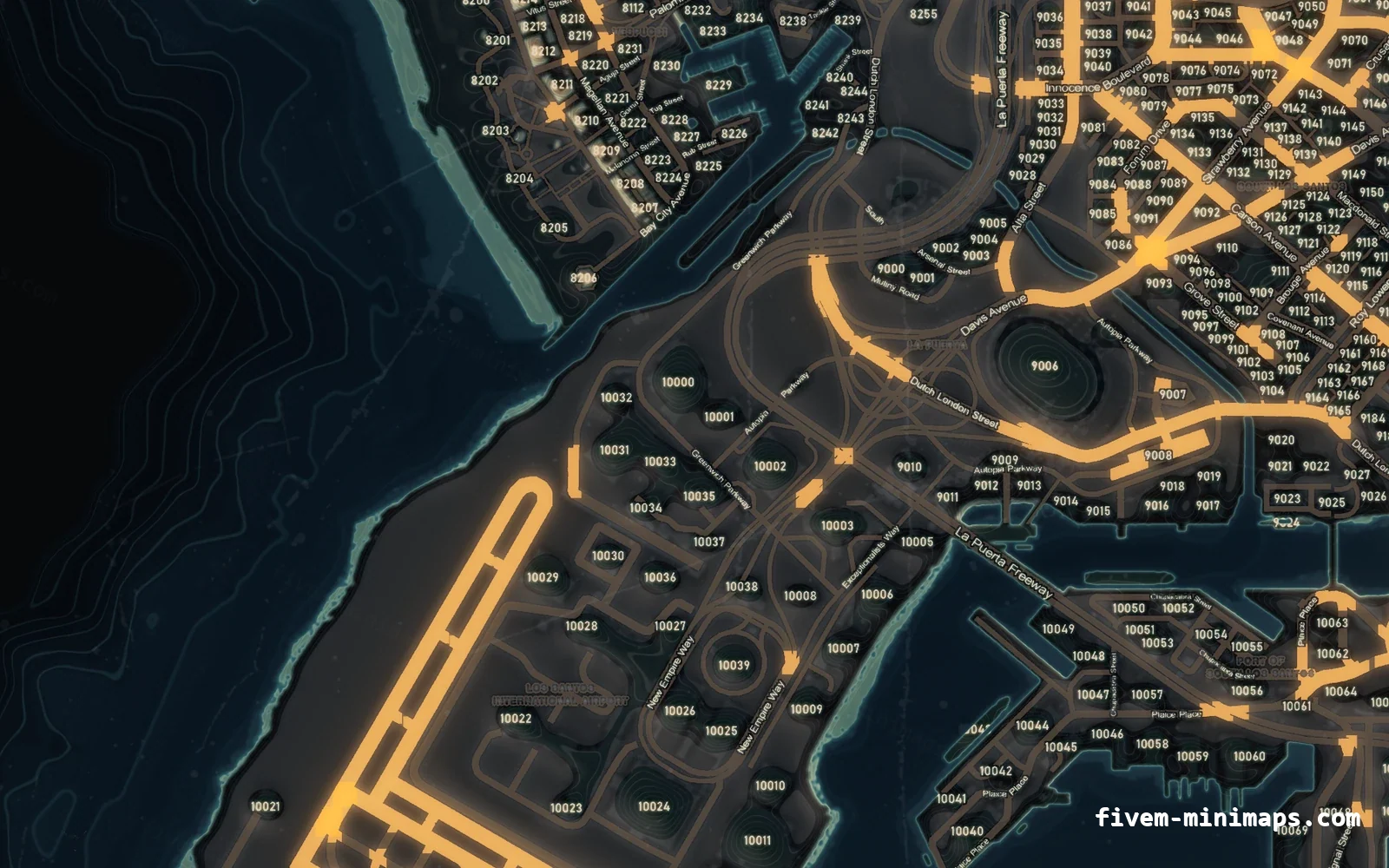 Halloween Mixed dark Halloween minimap for FiveM, the harbour