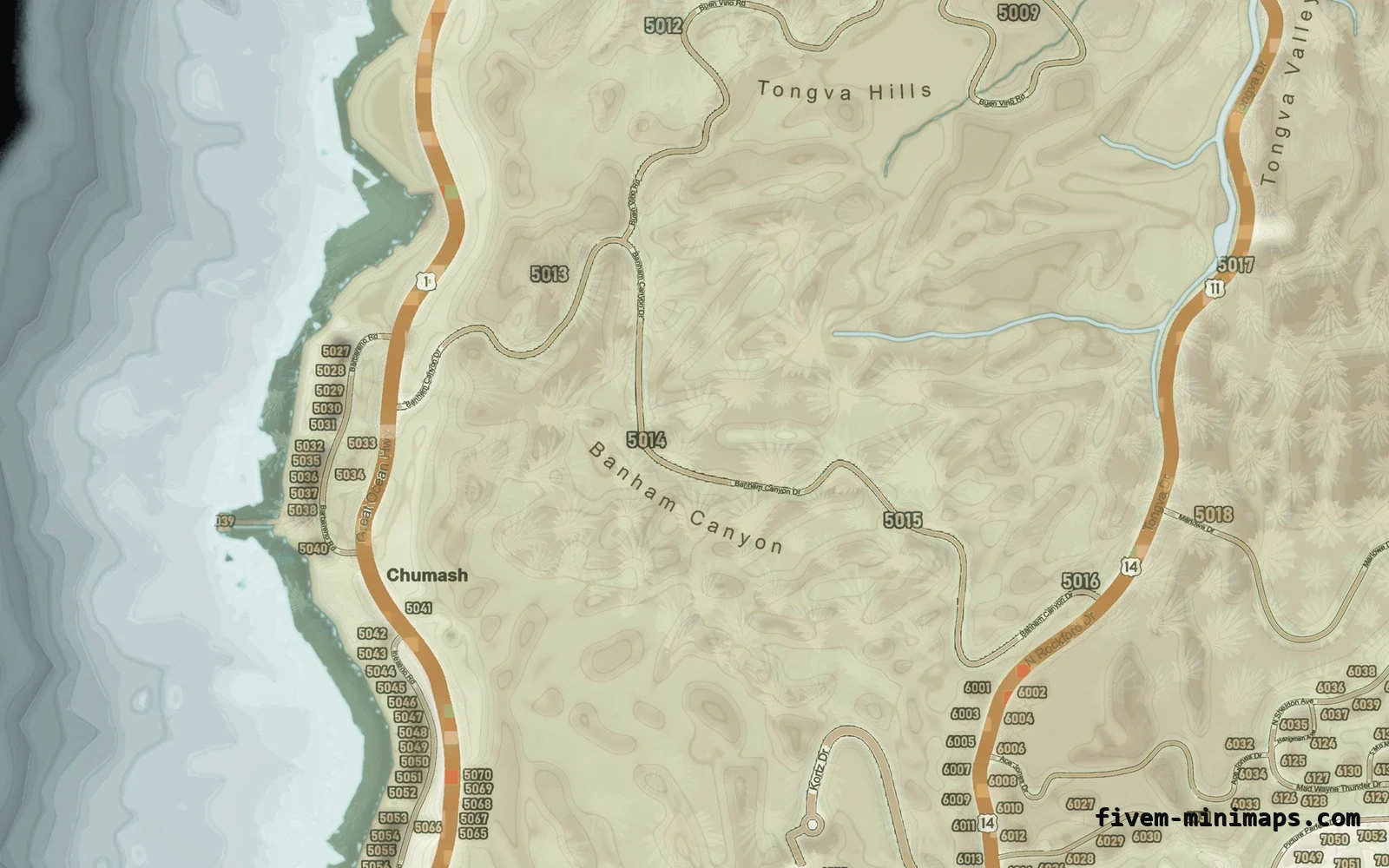 Christmas Mixed light Christmas minimap for FiveM, the west coast