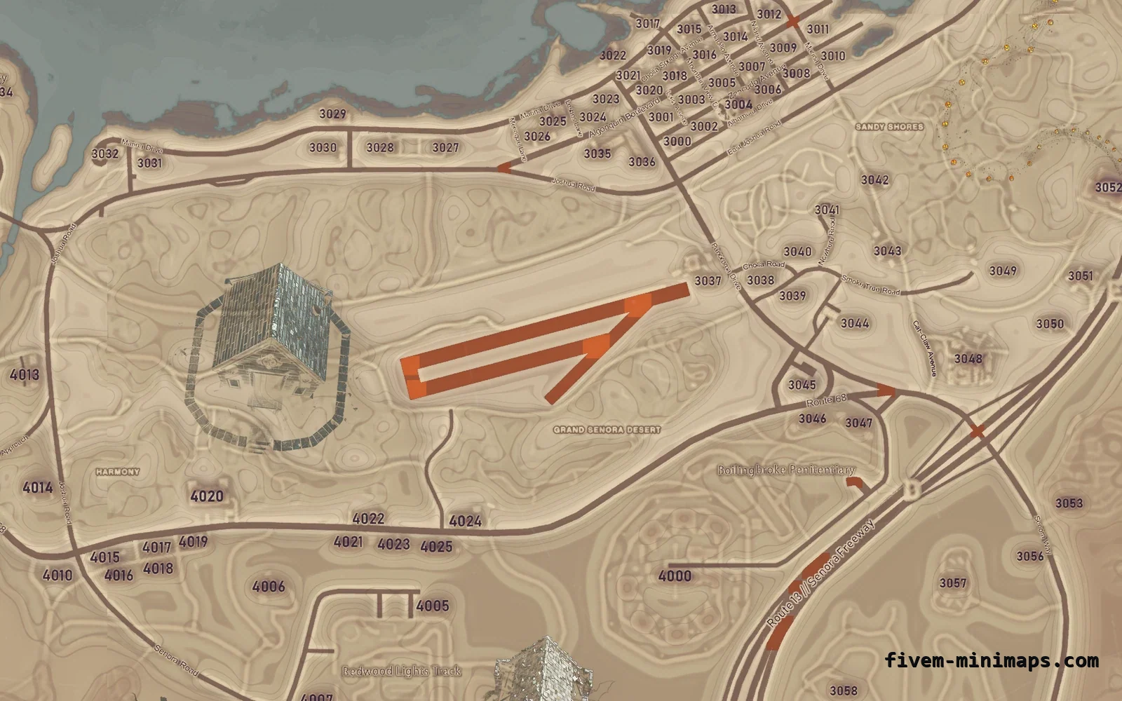 Halloween Mixed light Halloween minimap for FiveM, sandy shores