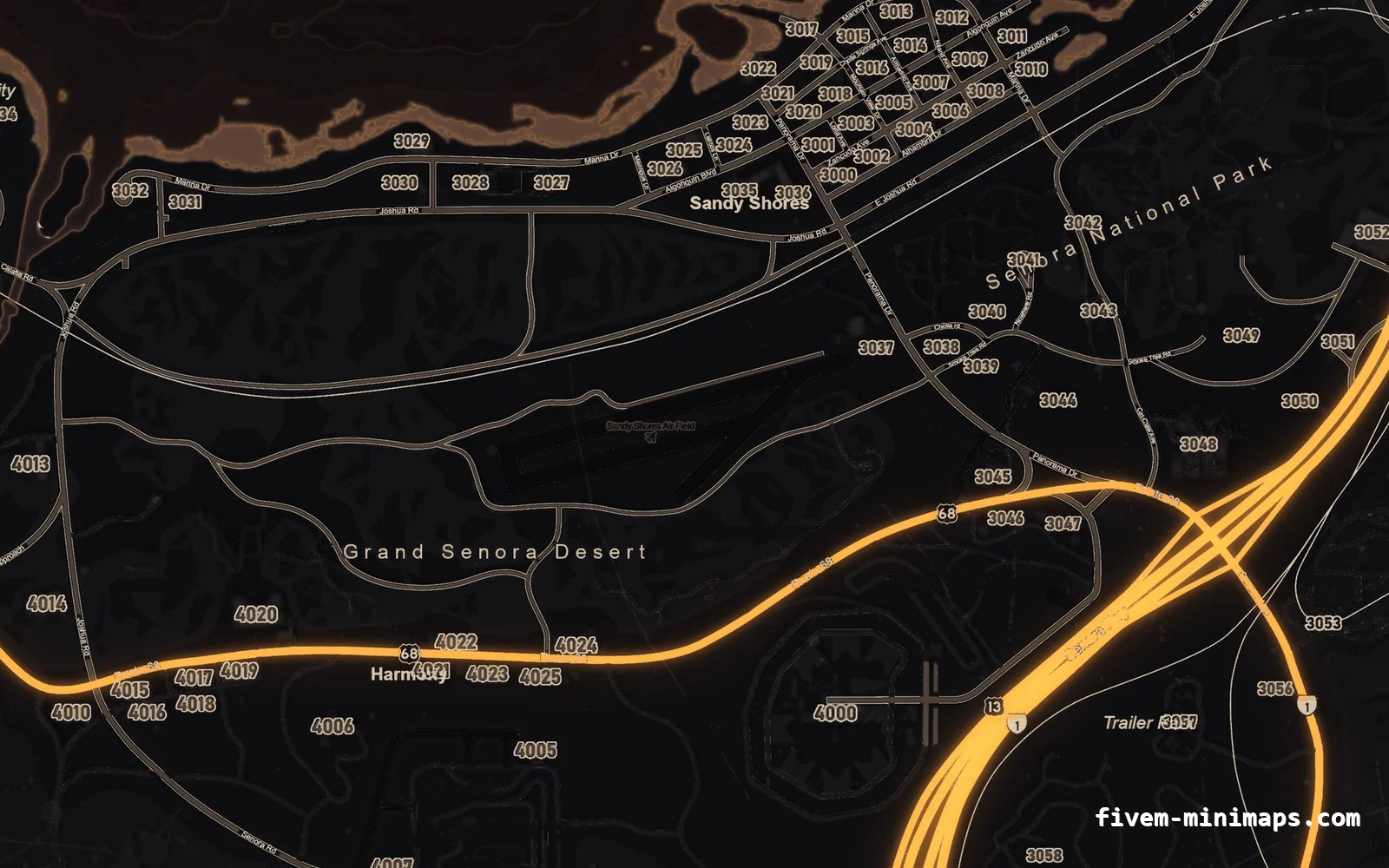 Halloween Orange Halloween minimap for FiveM, sandy shores