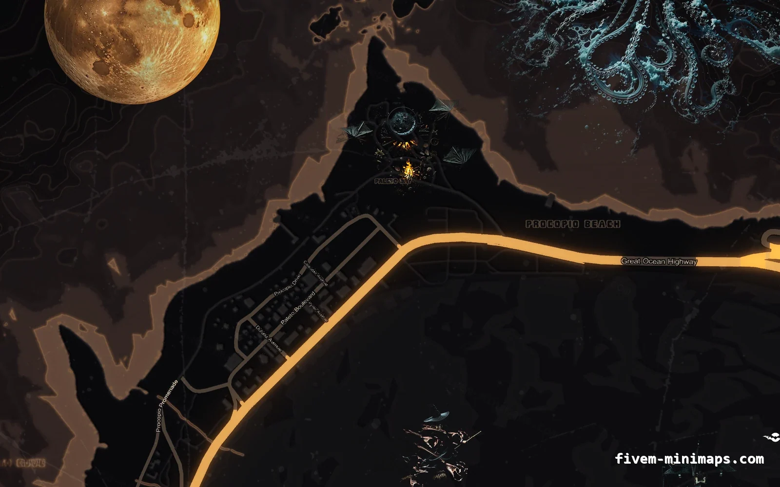 Halloween Orange Halloween minimap — Paleto Bay Halloween Orange Halloween minimap for FiveM, paleto bay