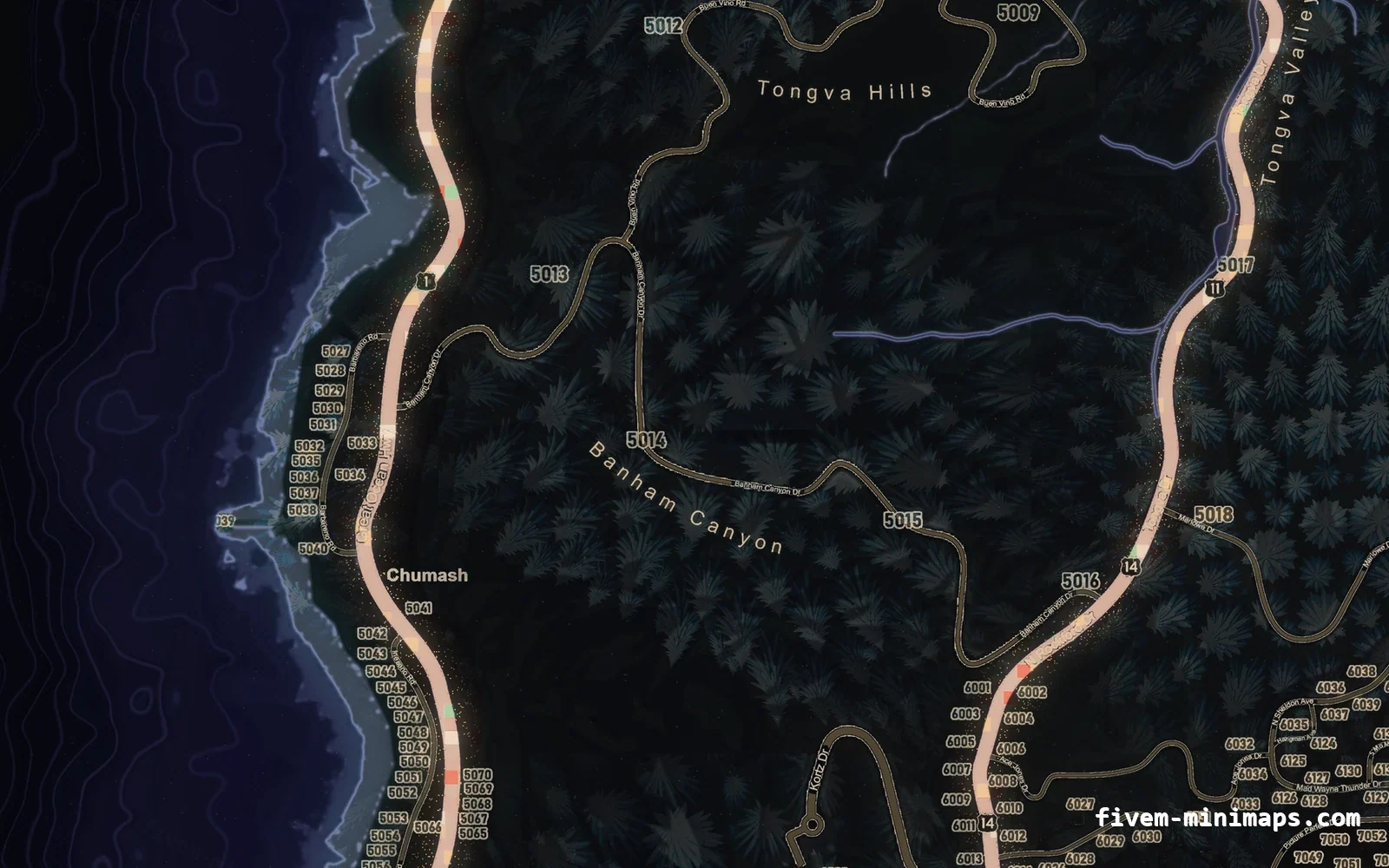 Christmas Purple Christmas minimap for FiveM, the west coast
