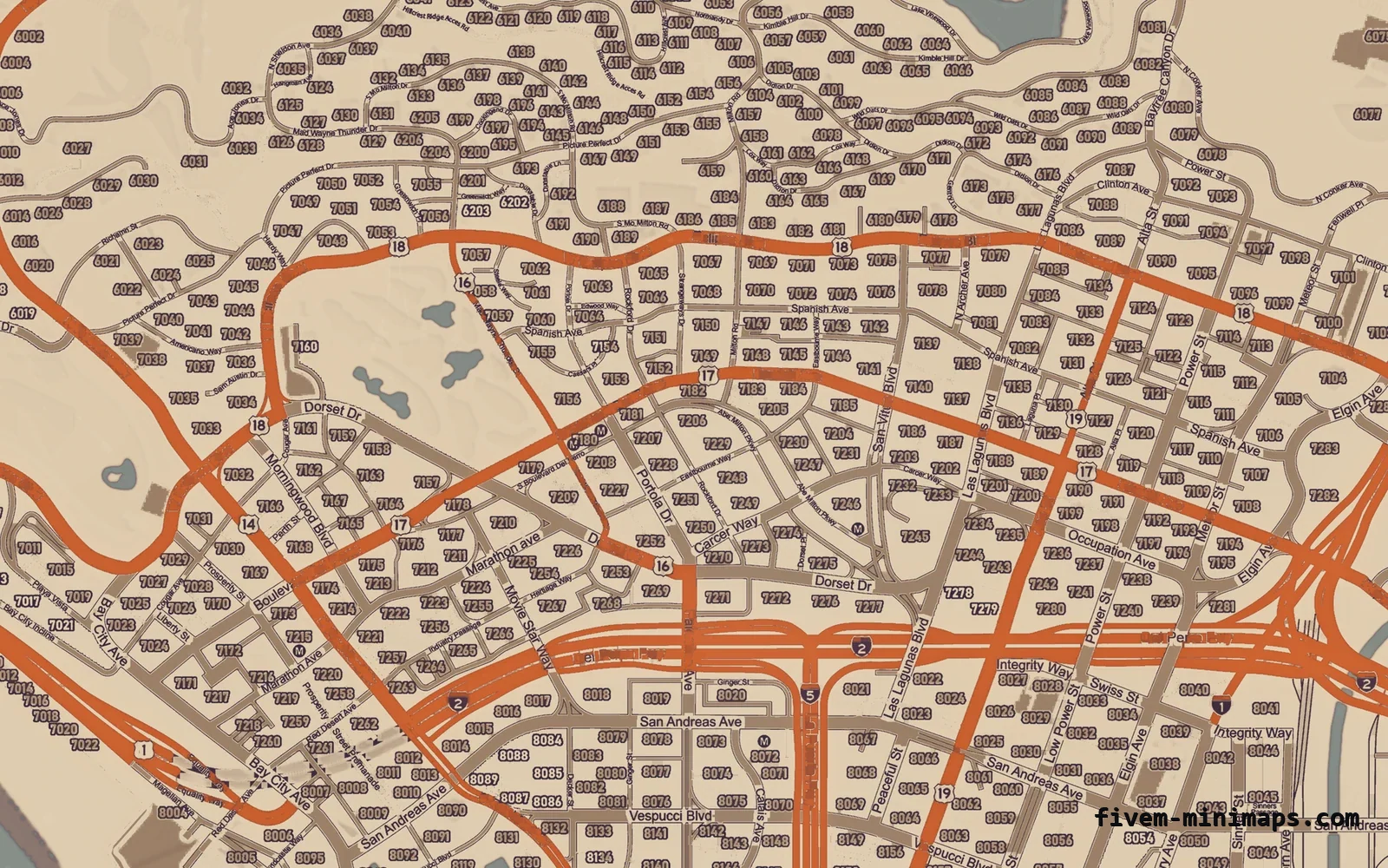 Halloween White Halloween minimap for FiveM, los santos