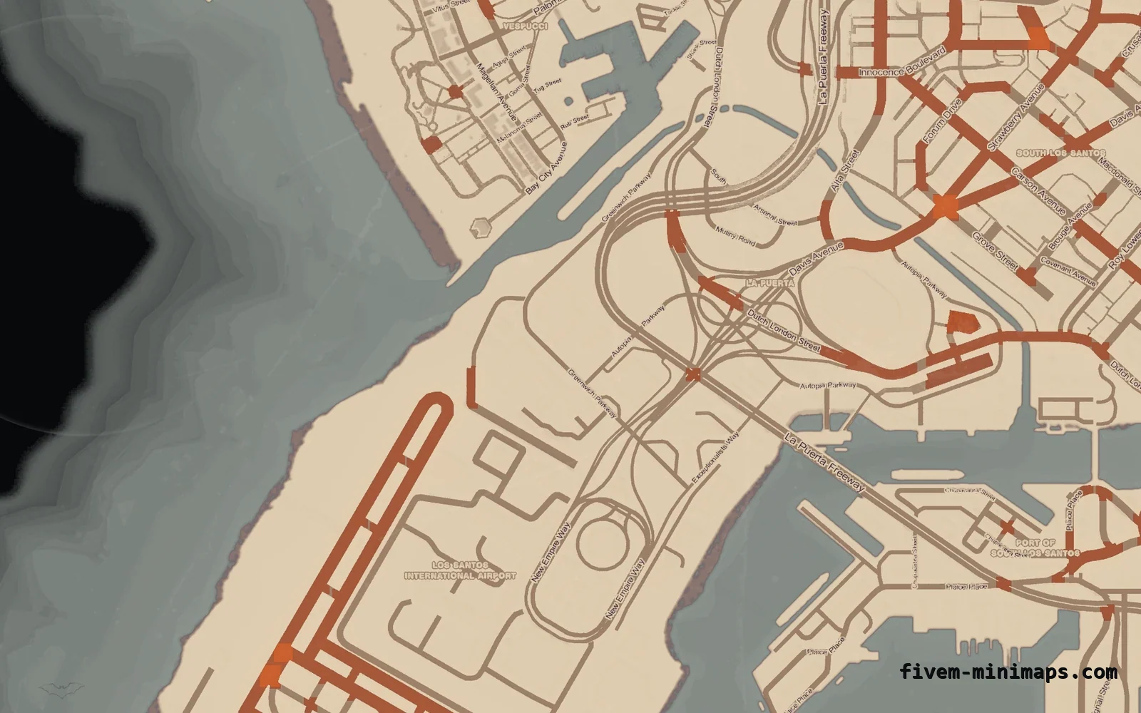 Halloween White Halloween minimap for FiveM, the harbour
